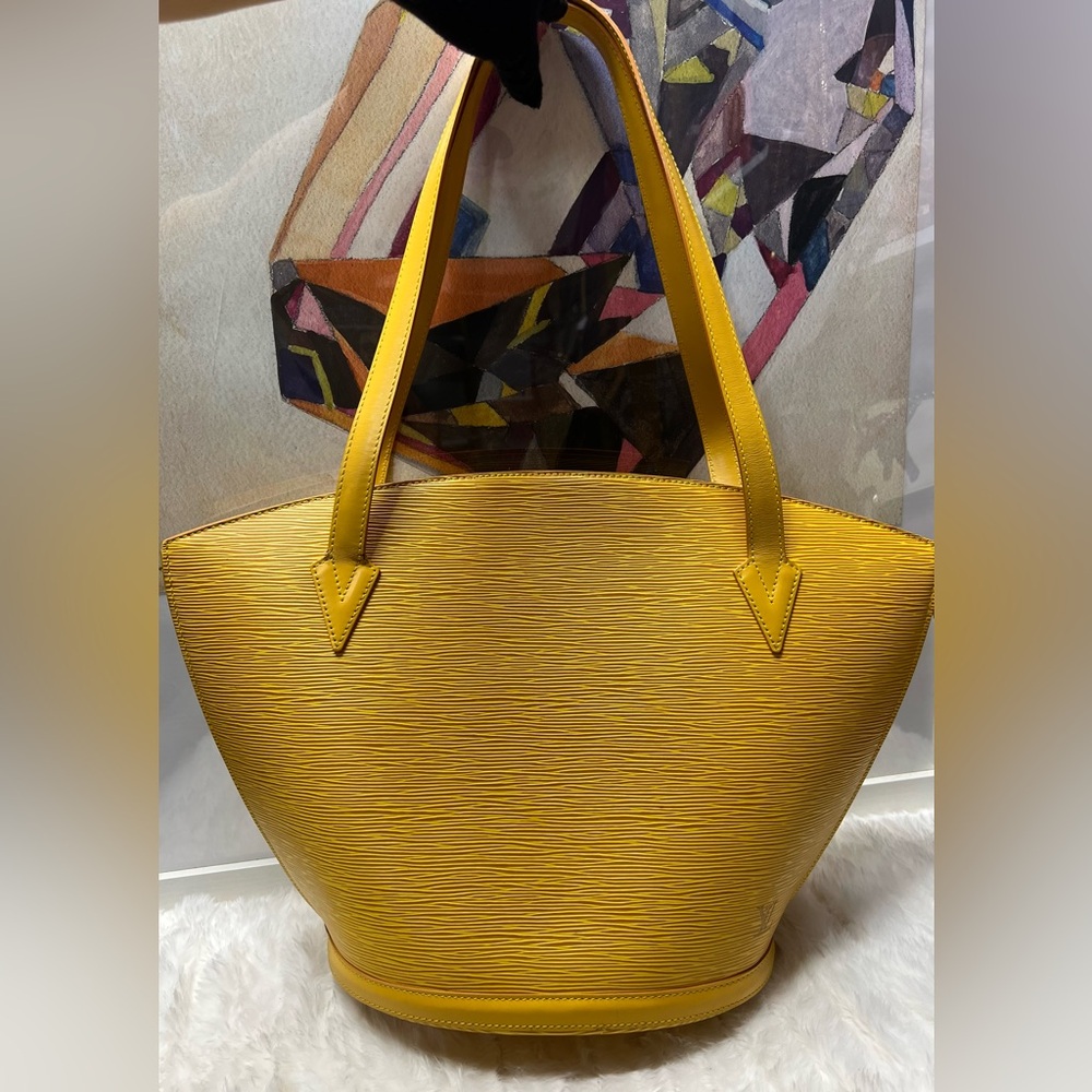 Louis Vuitton Yellow Tote Bag